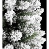 Dirbtinė Kalėdų eglutė Balta 240 cm PVC ir Metalas ir Plastikas
