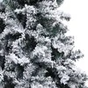 Dirbtinė Kalėdų eglutė Balta 210 cm PVC ir Plienas ir Plastikas
