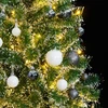 Dirbtinė Kalėdų eglutė su 300 LED/žaisliukais ir sniegu, 180cm