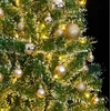 Dirbtinė Kalėdų eglutė su 300 LED/žaisliukais ir sniegu, 240cm