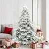 Dirbtinė Kalėdų eglutė su 300 LED Balta 180 cm PE ir PVC