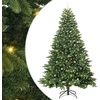 Dirbtinė Sulankstoma Kalėdų Eglutė 240 cm 300 LED Šilta balta