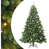 Dirbtinė Sulankstoma Kalėdų Eglutė 240 cm 300 LED Šilta balta