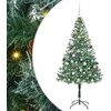 Dirbtinė Kalėdų eglutė su 300 LED Žalia 180 cm PVC ir plienas