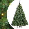 Dirbtinė Kalėdų eglutė su 300 LED Žalia 210 cm PE ir PVC