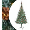 Dirbtinė Kalėdų eglutė Žalia 210 cm PVC ir plienas