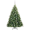 Dirbtinė Kalėdų eglutė su 300 LED Žalia 180 cm PE ir PVC