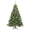 Dirbtinė Sulankstoma Kalėdų Eglutė 180 cm 300 LED Šilta balta