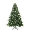 Dirbtinė Kalėdų eglutė su 300 LED Žalia 210 cm PE ir PVC