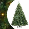 Dirbtinė Kalėdų eglutė su 300 LED Žalia 210 cm PE ir PVC