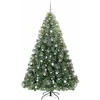 Dirbtinė Kalėdų eglutė su 300 LED Žalia 240 cm PE ir PVC