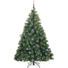 Dirbtinė Kalėdų eglutė su 300 LED Žalia 180 cm PE ir PVC