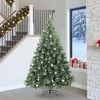Dirbtinė Kalėdų eglutė su 300 LED Žalia 240 cm PE ir PVC