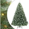 Dirbtinė Kalėdų eglutė su 300 LED Žalia 240 cm PE ir PVC
