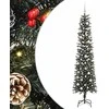 Dirbtinė Kalėdų eglutė Žalia 210 cm PVC, plastikas ir plienas