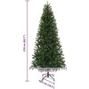 Dirbtinė Kalėdų eglutė su 300 LED Žalia 210 cm PE ir PVC