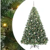 Dirbtinė Kalėdų eglutė su 300 LED Žalia 210 cm PE ir PVC
