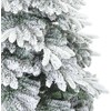 Dirbtinė Kalėdų eglutė su 300 LED Balta 210 cm PE ir PVC