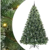 Dirbtinė Kalėdų eglutė su 300 LED Žalia 240 cm PE ir PVC