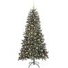 Dirbtinė Kalėdų eglutė Žalia 210 cm PVC, plastikas ir plienas