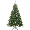 Dirbtinė Sulankstoma Kalėdų Eglutė 210 cm 300 LED Šilta balta
