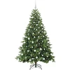 Dirbtinė Kalėdų eglutė su 300 LED Žalia 180 cm PE ir PVC