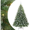 Dirbtinė Kalėdų eglutė su 300 LED Žalia 180 cm PE ir PVC