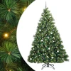 Dirbtinė Kalėdų eglutė su 300 LED Žalia 240 cm PE ir PVC