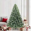 Dirbtinė Kalėdų eglutė su 300 LED Žalia 210 cm PE ir PVC