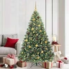 Dirbtinė Kalėdų eglutė su 300 LED Žalia 180 cm PE ir PVC