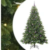 Dirbtinė Kalėdų eglutė su 300 LED Žalia 210 cm PE ir PVC