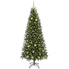 Dirbtinė Kalėdų eglutė su 300 LED Žalia 210 cm PE ir PVC