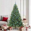 Dirbtinė Kalėdų eglutė su 300 LED Žalia 180 cm PE ir PVC
