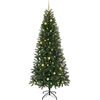 Dirbtinė Kalėdų eglutė su 300 LED Žalia 240 cm PE ir PVC
