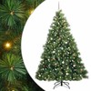 Dirbtinė Kalėdų eglutė su 300 LED Žalia 240 cm PE ir PVC