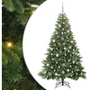 Dirbtinė Kalėdų eglutė su 300 LED Žalia 180 cm PE ir PVC