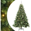 Dirbtinė Sulankstoma Kalėdų Eglutė 210 cm 300 LED Šilta balta