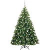 Dirbtinė Kalėdų eglutė su 300 LED Žalia 240 cm PE ir PVC