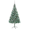 Dirbtinė Kalėdų eglutė su 300 LED Žalia 210 cm PVC ir plienas