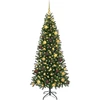 Dirbtinė Kalėdų eglutė su 300 LED Žalia 180 cm PE ir PVC