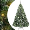 Dirbtinė Kalėdų eglutė su 300 LED Žalia 240 cm PE ir PVC