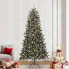 Dirbtinė Kalėdų eglutė su 300 LED Žalia 129.5 x 129.5 x 240 cm