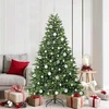 Dirbtinė Kalėdų eglutė su 300 LED Žalia 180 cm PE ir PVC