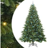 Dirbtinė Kalėdų eglutė su 300 LED Žalia 240 cm PE ir PVC