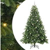 Dirbtinė Sulankstoma Kalėdų Eglutė 240 cm 300 LED Šilta balta