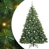 Dirbtinė Kalėdų eglutė su 300 LED Žalia 210 cm PE ir PVC