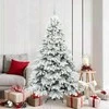Dirbtinė Kalėdų eglutė su 300 LED Balta 180 cm PE ir PVC