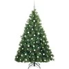 Dirbtinė Kalėdų eglutė su 300 LED Žalia 180 cm PE ir PVC