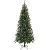 Dirbtinė Kalėdų eglutė su 300 LED Žalia 240 cm PE ir PVC