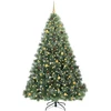 Dirbtinė Kalėdų eglutė su 300 LED Žalia 240 cm PE ir PVC